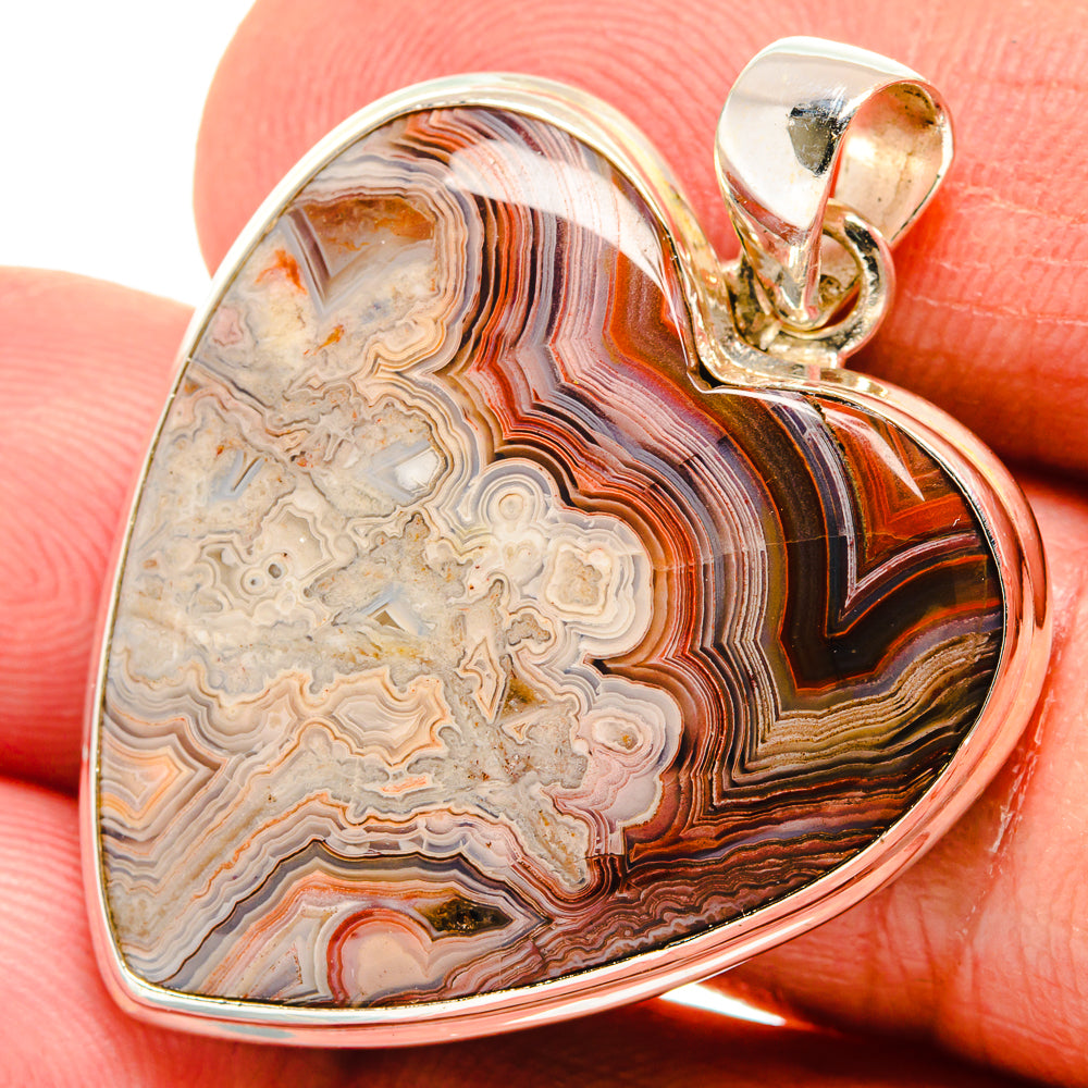Lagun Alace Agate Pendants handcrafted by Anasilvercos - PD23782