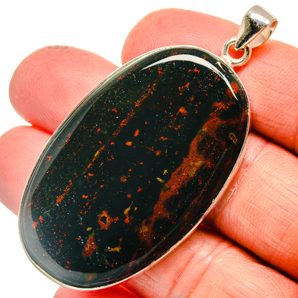 Bloodstone Pendants handcrafted by Anasilvercos - PD23792