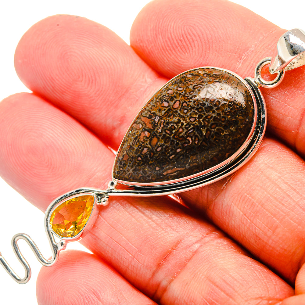 Dinosaur Bone Pendants handcrafted by Anasilvercos - PD23794