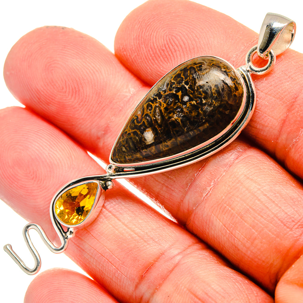 Dinosaur Bone Pendants handcrafted by Anasilvercos - PD23802
