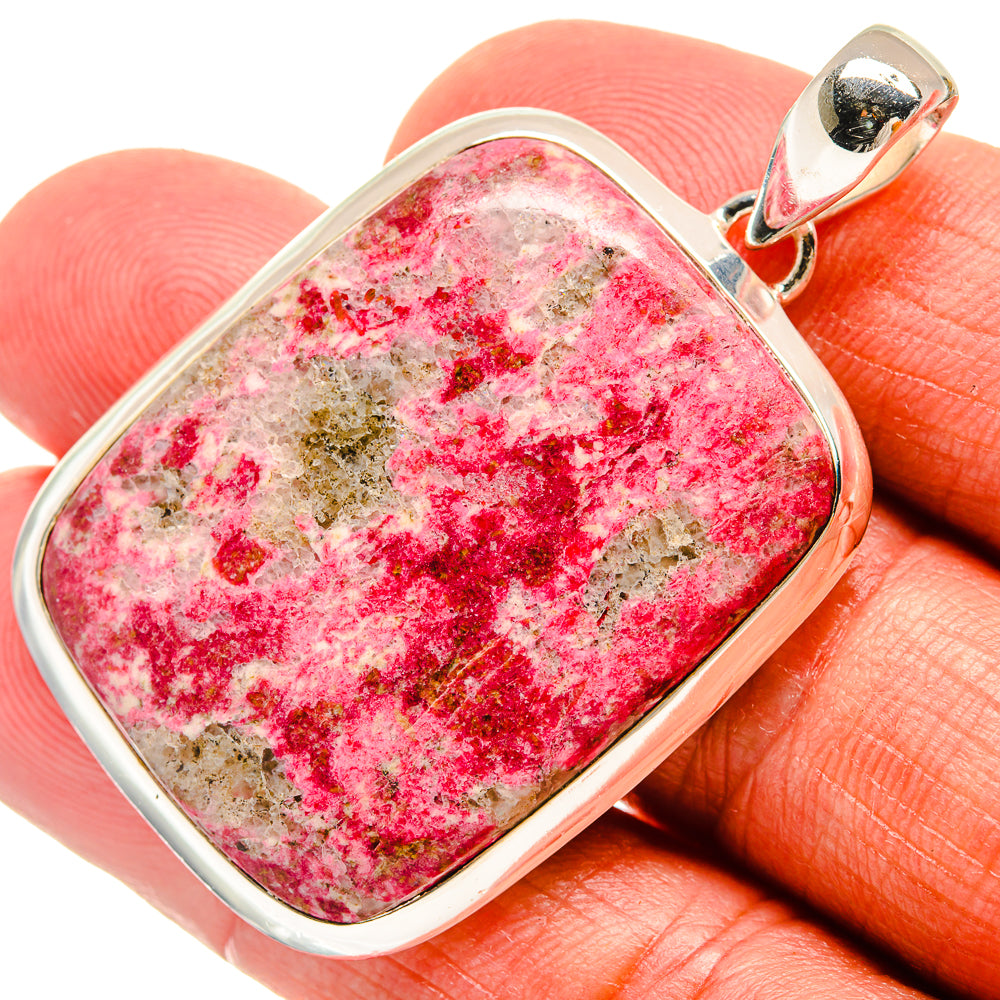 Thulite Pendants handcrafted by Anasilvercos - PD23842