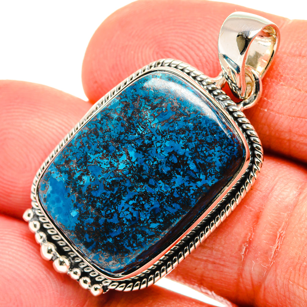 Shattuckite Pendants handcrafted by Anasilvercos - PD23852