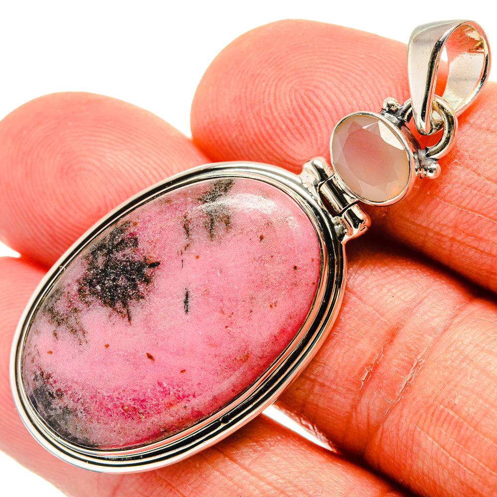 Rhodonite Pendants handcrafted by Anasilvercos - PD23853