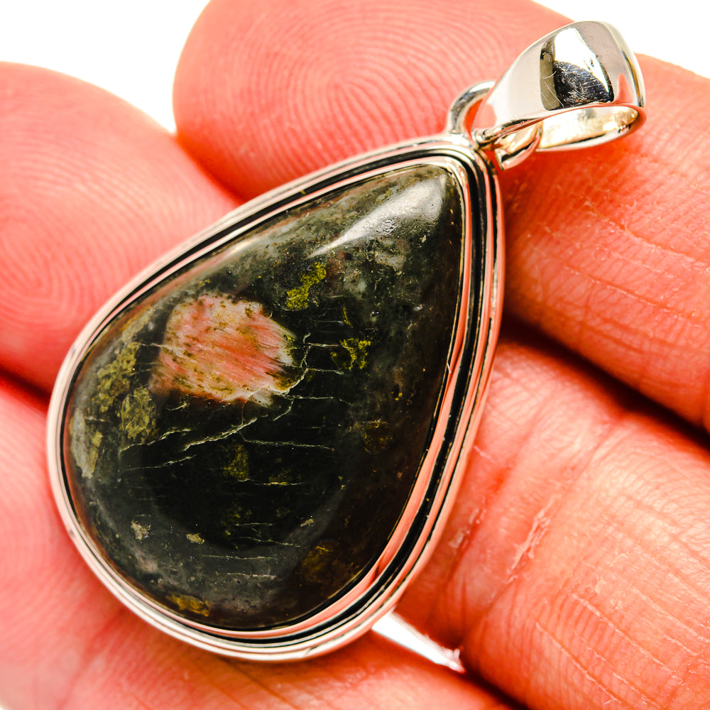 Rainforest Jasper Pendants handcrafted by Anasilvercos - PD23871