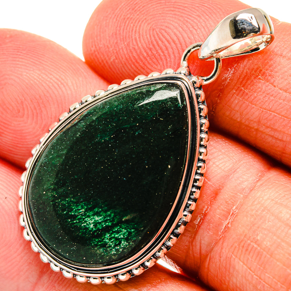 Green Aventurine Pendants handcrafted by Anasilvercos - PD23882