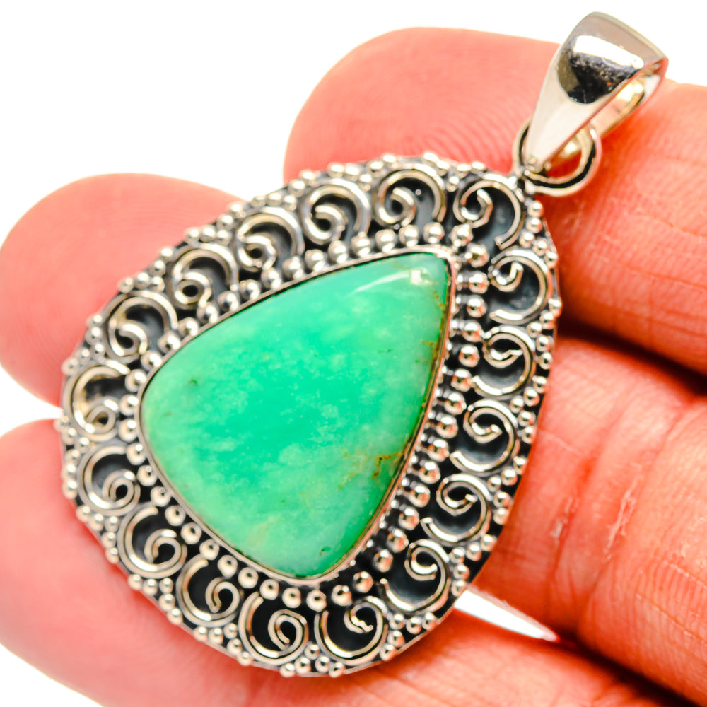 Amazonite Pendants handcrafted by Anasilvercos - PD23895