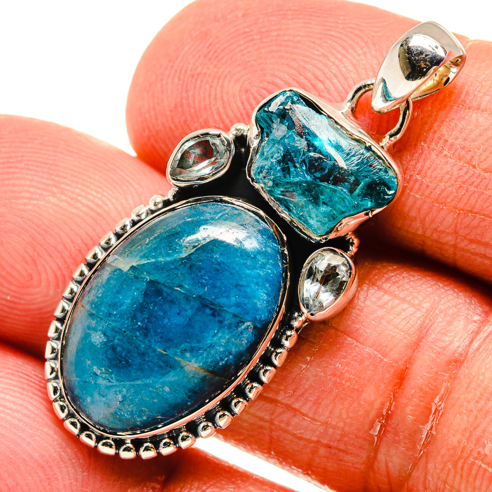 Apatite Pendants handcrafted by Anasilvercos - PD23897