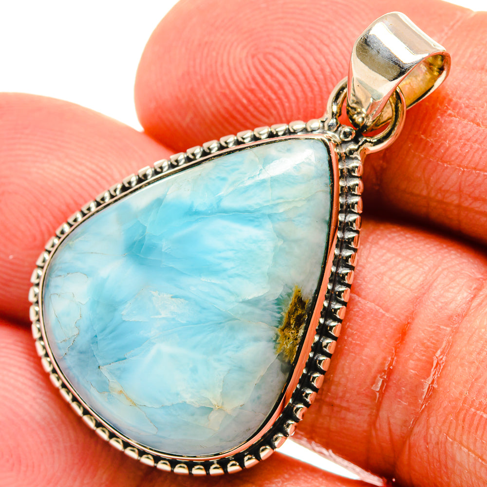 Larimar Pendants handcrafted by Anasilvercos - PD23904