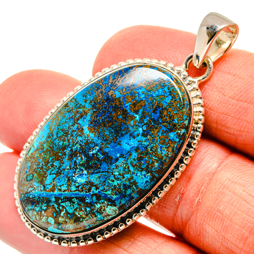 Shattuckite Pendants handcrafted by Anasilvercos - PD23911