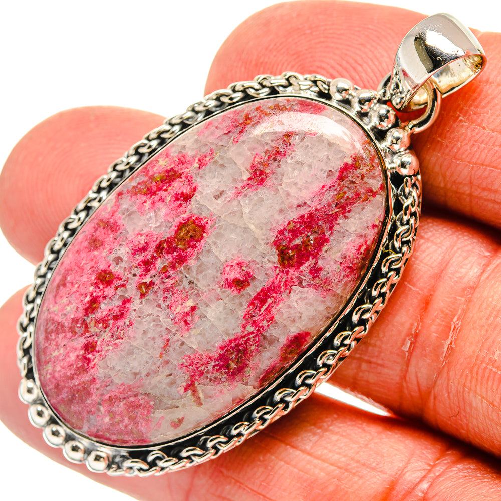 Thulite Pendants handcrafted by Anasilvercos - PD23916