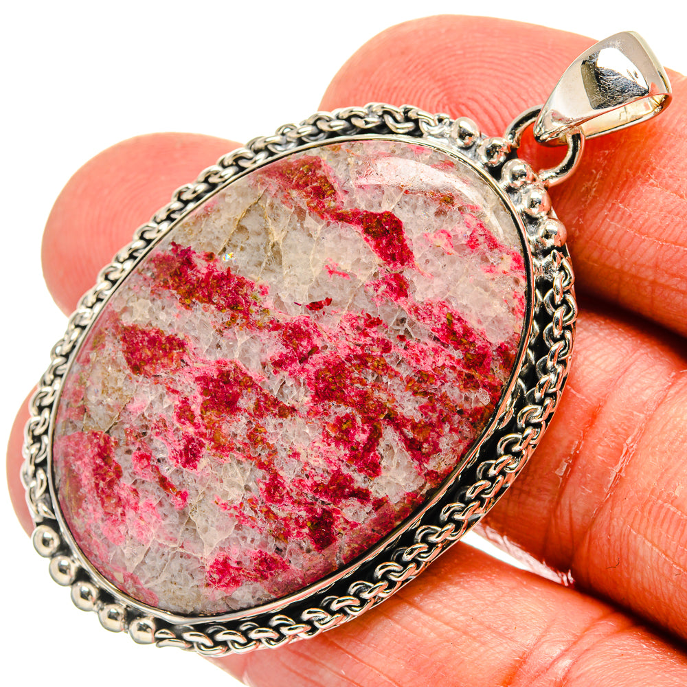 Thulite Pendants handcrafted by Anasilvercos - PD23922