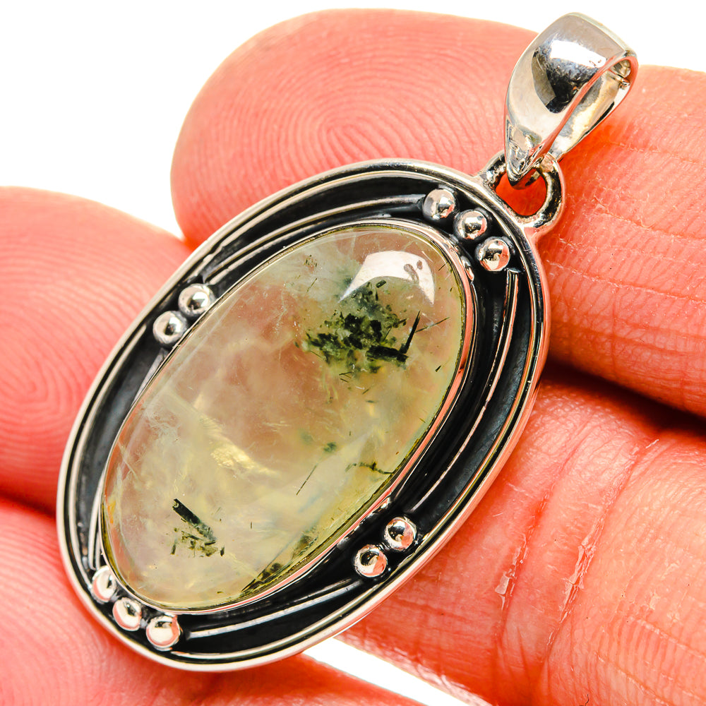 Prehnite Pendants handcrafted by Anasilvercos - PD23928