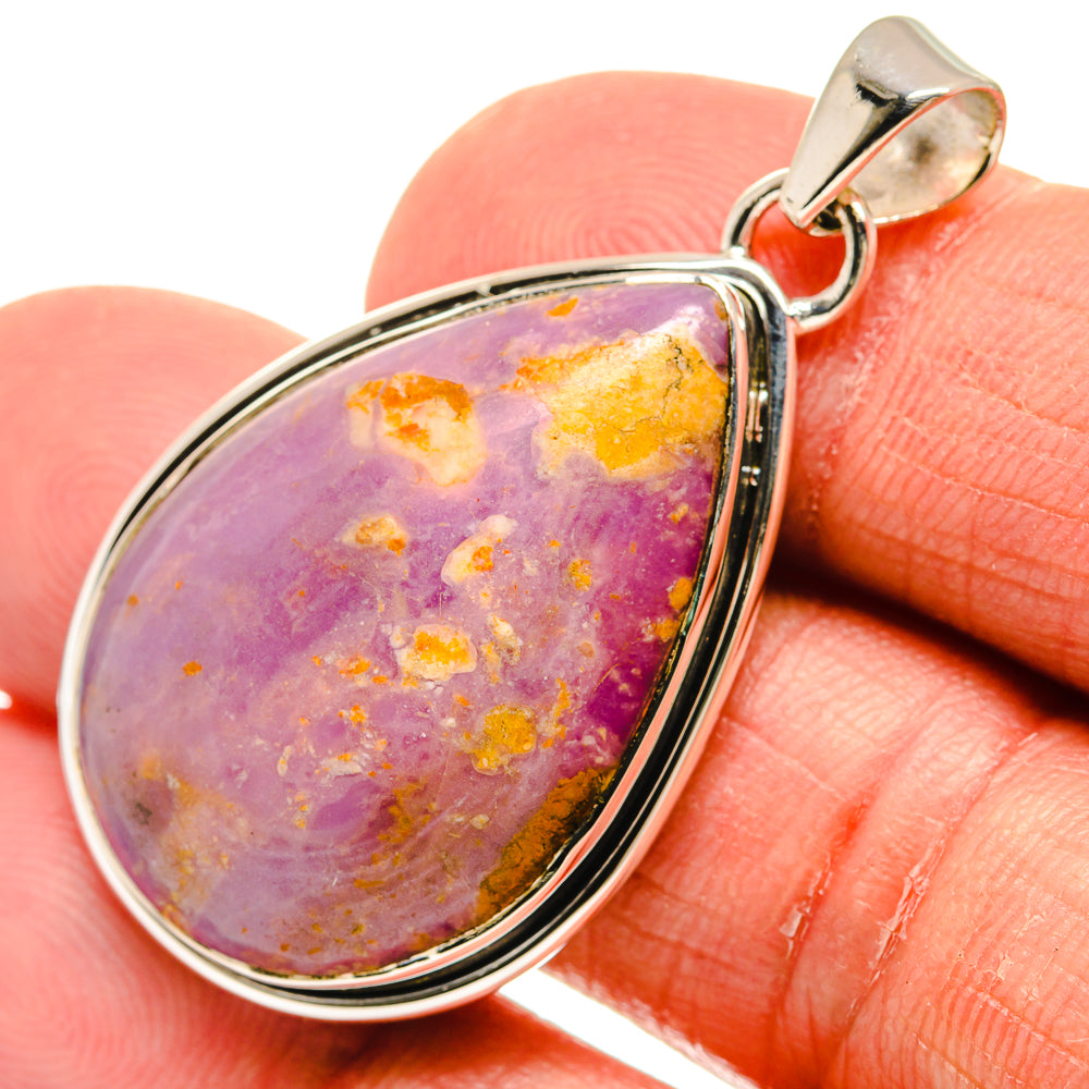Phosphosiderite Pendants handcrafted by Anasilvercos - PD23932
