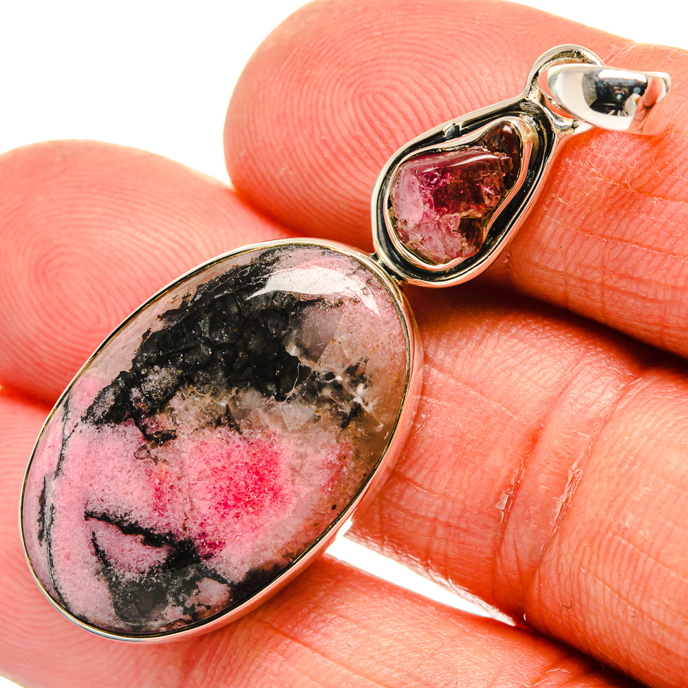Rhodonite Pendants handcrafted by Anasilvercos - PD23948