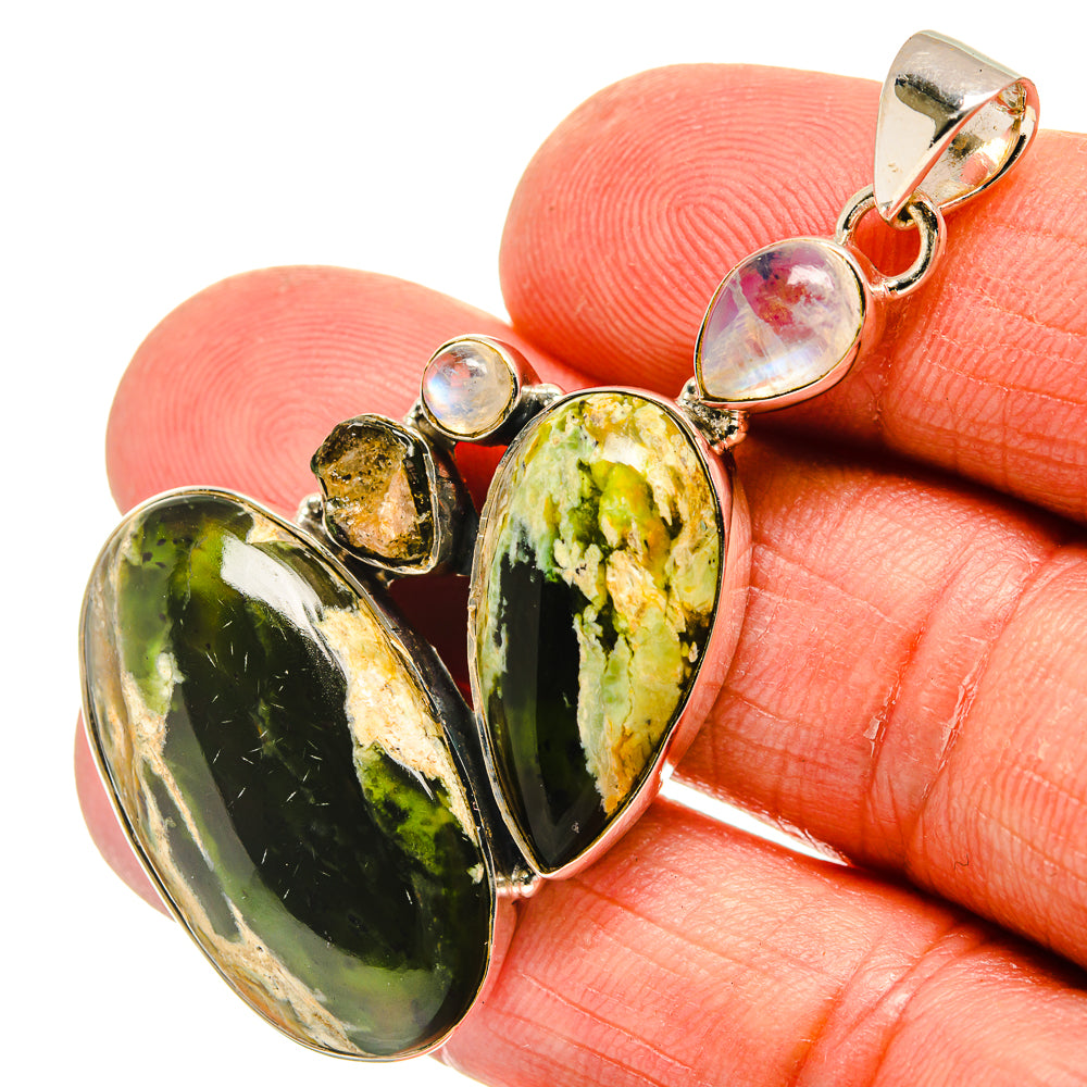 Rainforest Opal Pendants handcrafted by Anasilvercos - PD23950