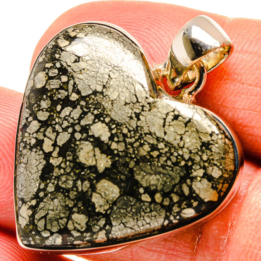 Pyrite Agate Pendants handcrafted by Anasilvercos - PD23973