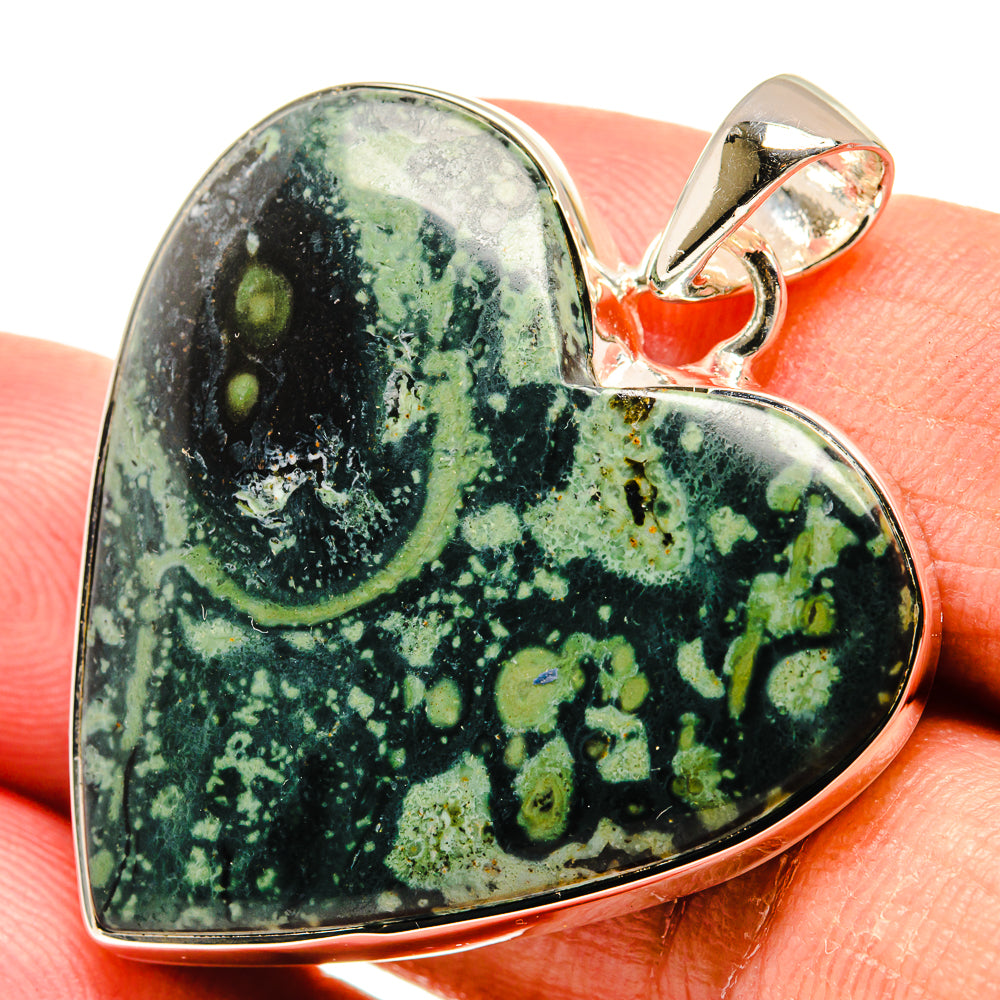 Galaxy Jasper Pendants handcrafted by Anasilvercos - PD23974