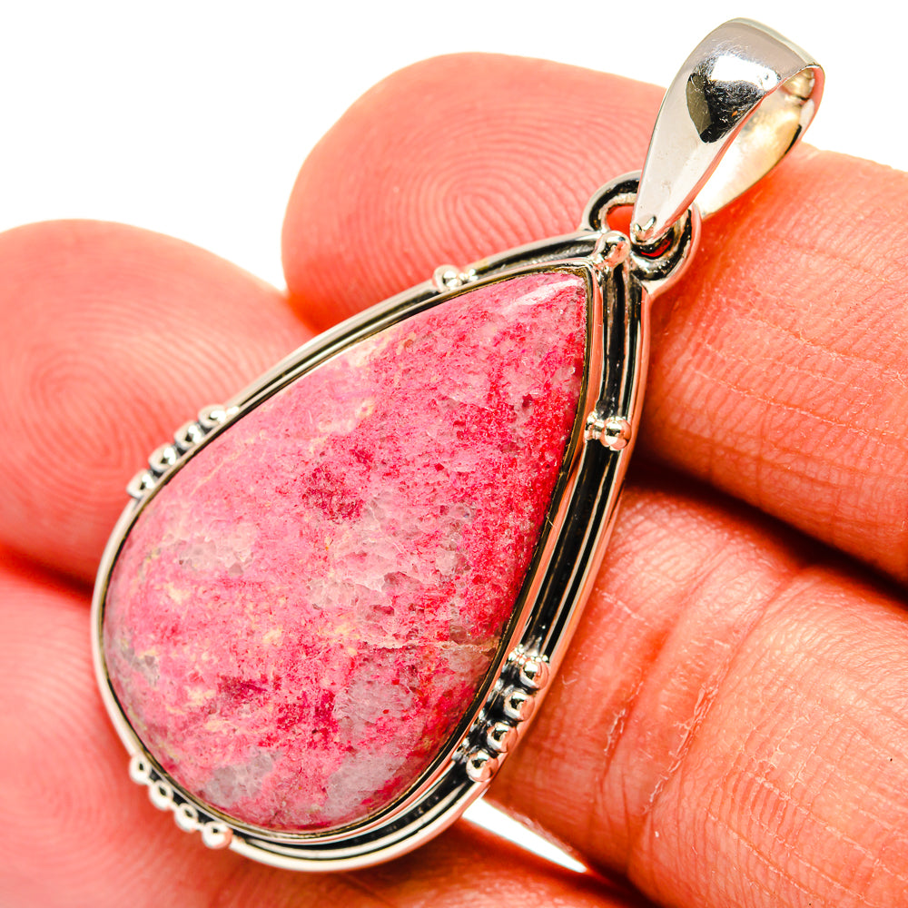 Thulite Pendants handcrafted by Anasilvercos - PD23975