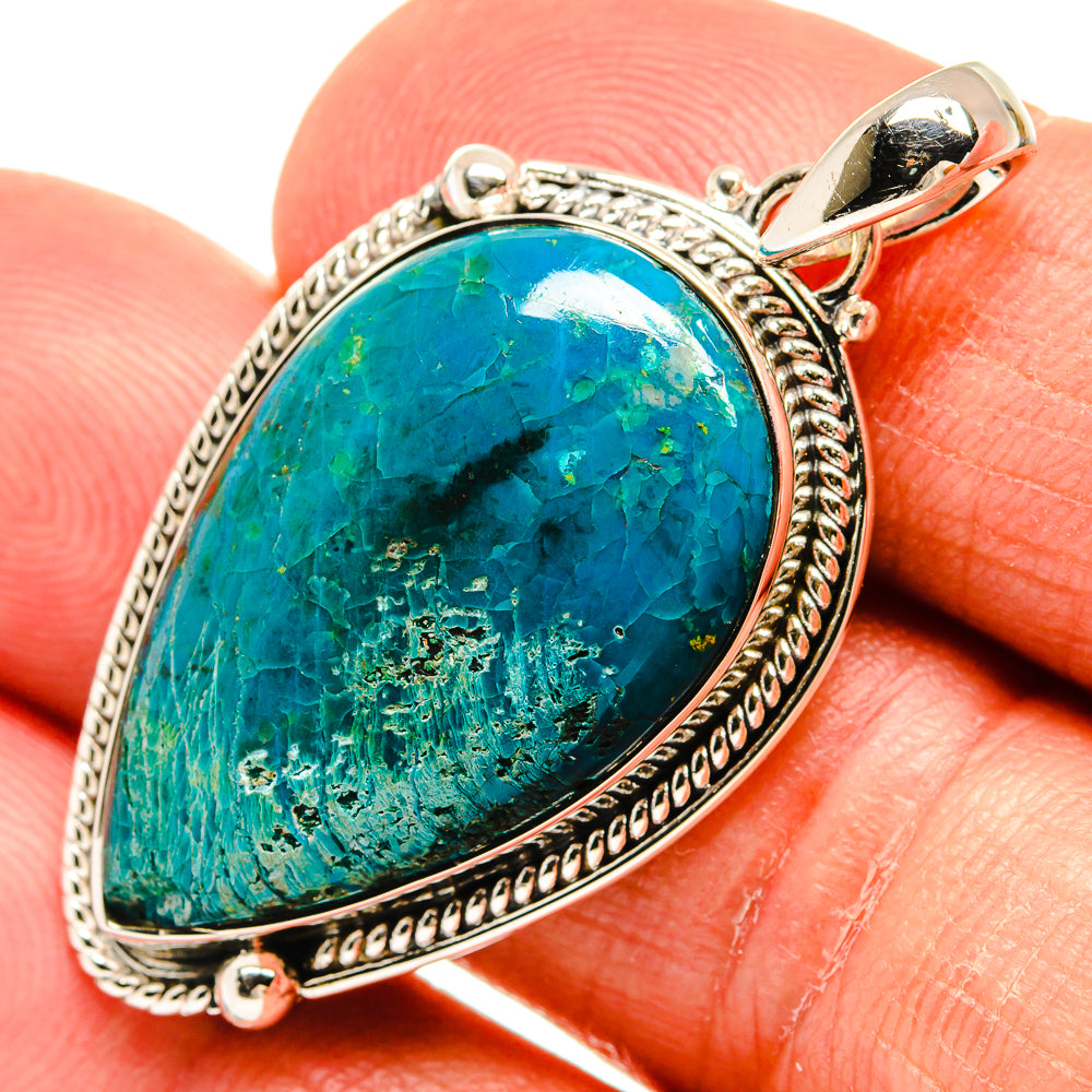 Chrysocolla Pendants handcrafted by Anasilvercos - PD23984
