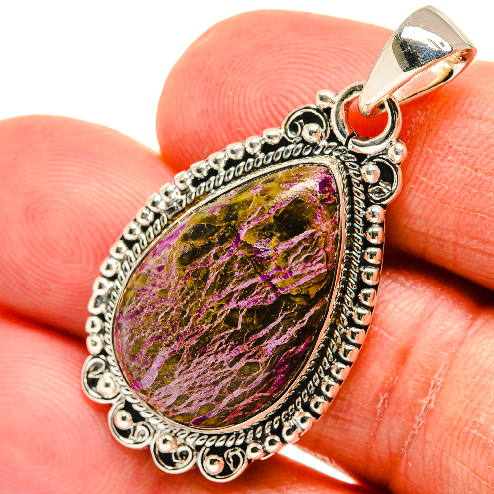 Stichtite Pendants handcrafted by Anasilvercos - PD23993