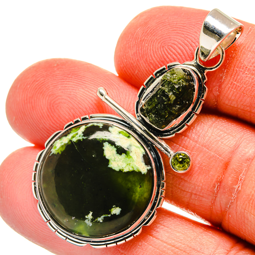 Rainforest Opal Pendants handcrafted by Anasilvercos - PD23994