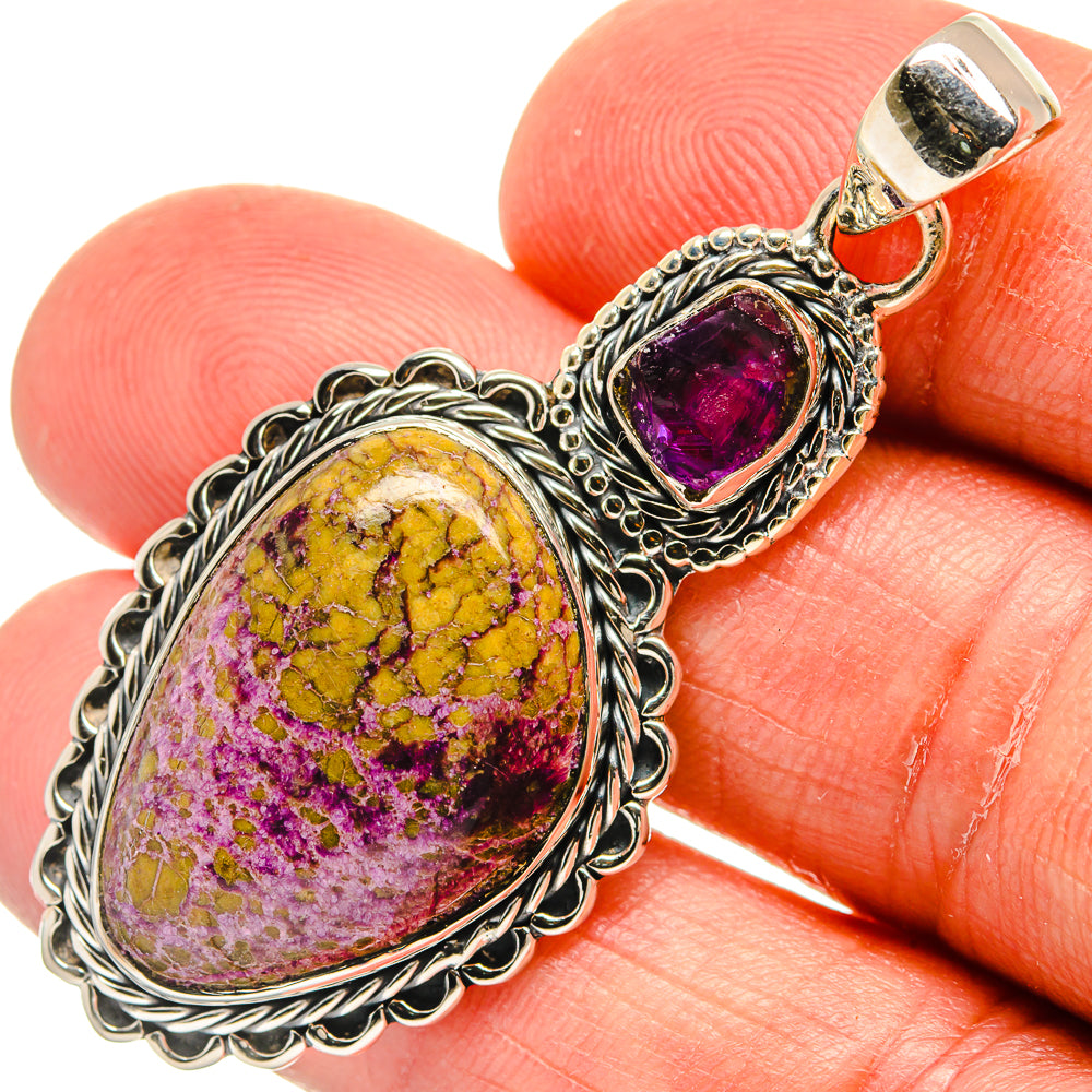 Stichtite Pendants handcrafted by Anasilvercos - PD24000