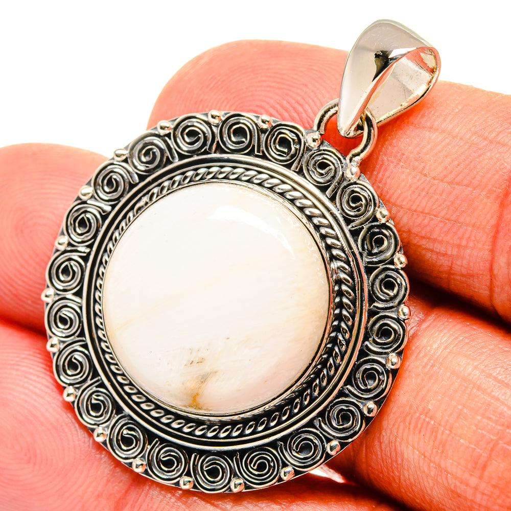 Scolecite Pendants handcrafted by Anasilvercos - PD24034