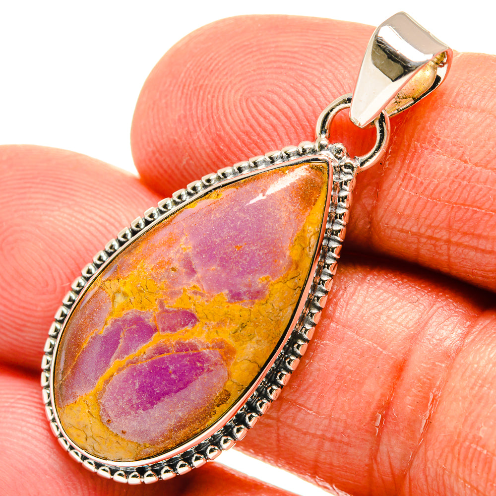 Phosphosiderite Pendants handcrafted by Anasilvercos - PD24052