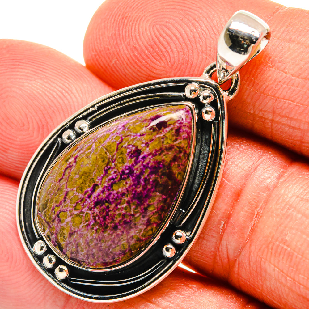 Stichtite Pendants handcrafted by Anasilvercos - PD24054