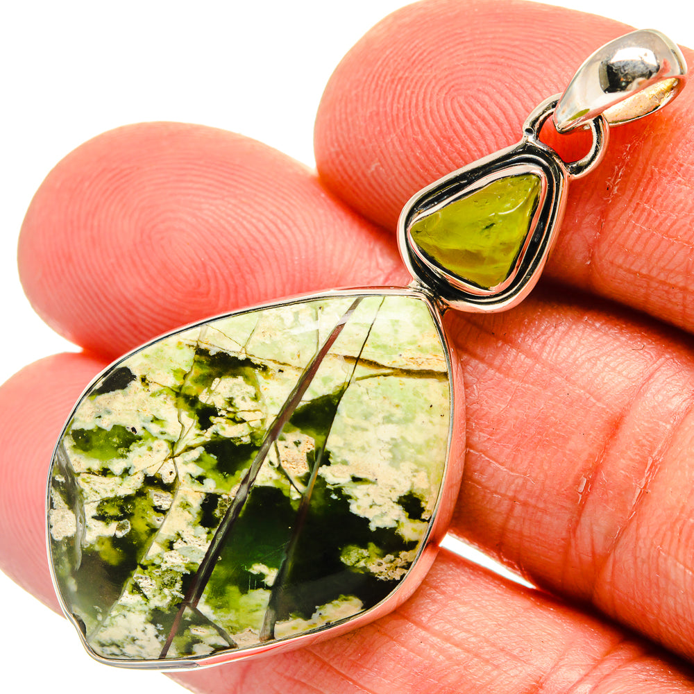 Rainforest Opal Pendants handcrafted by Anasilvercos - PD24068