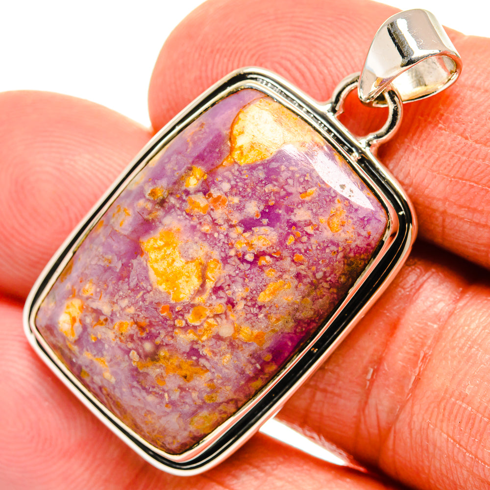 Phosphosiderite Pendants handcrafted by Anasilvercos - PD24069