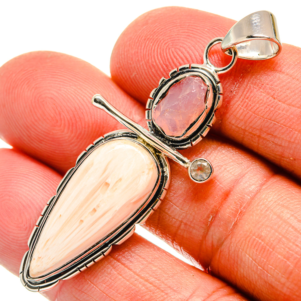 Scolecite Pendants handcrafted by Anasilvercos - PD24075