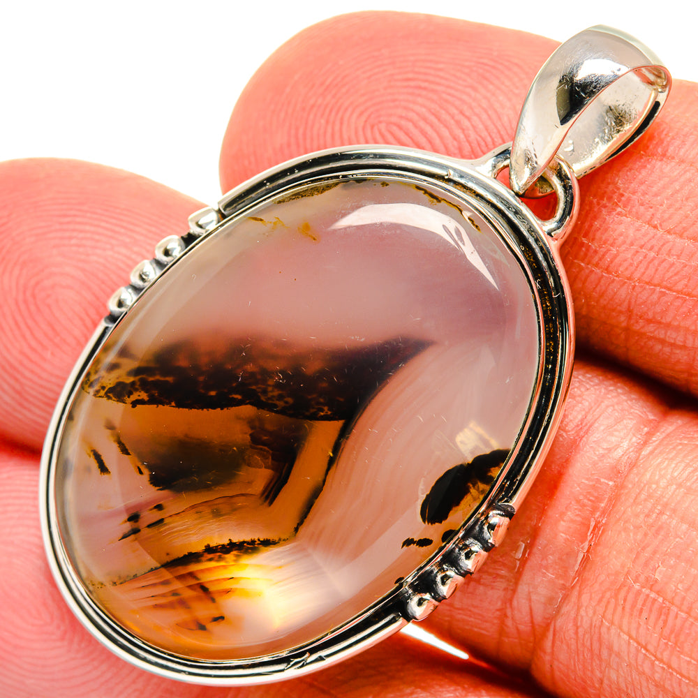 Montana Agate Pendants handcrafted by Anasilvercos - PD24088