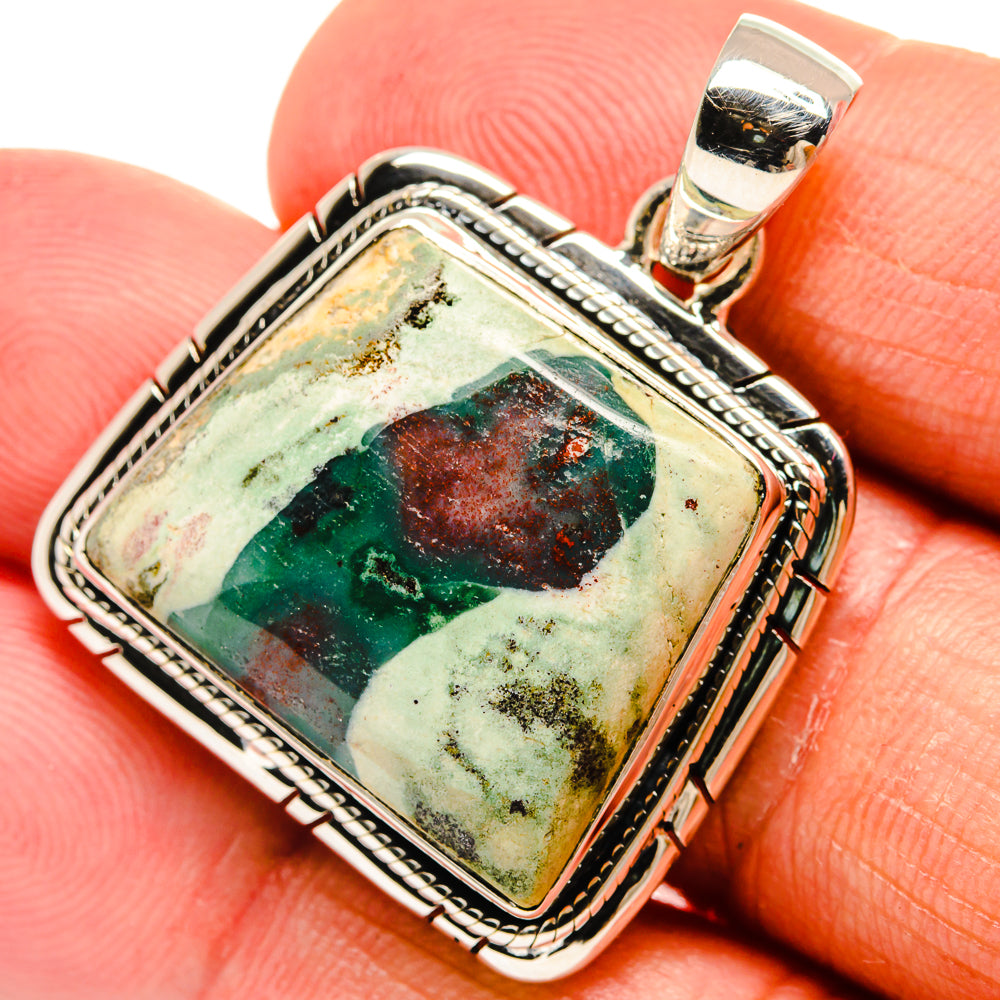 Rainforest Opal Pendants handcrafted by Anasilvercos - PD24099