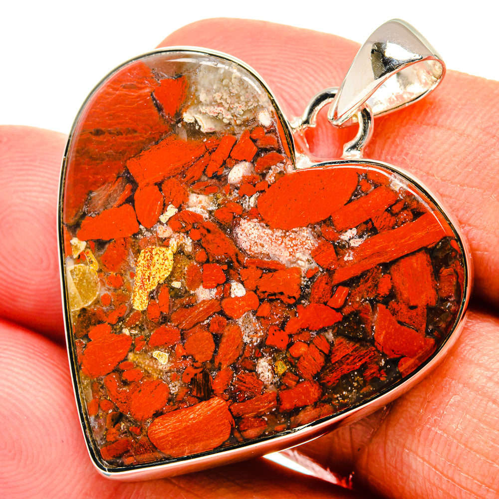 Red Jasper Pendants handcrafted by Anasilvercos - PD24102