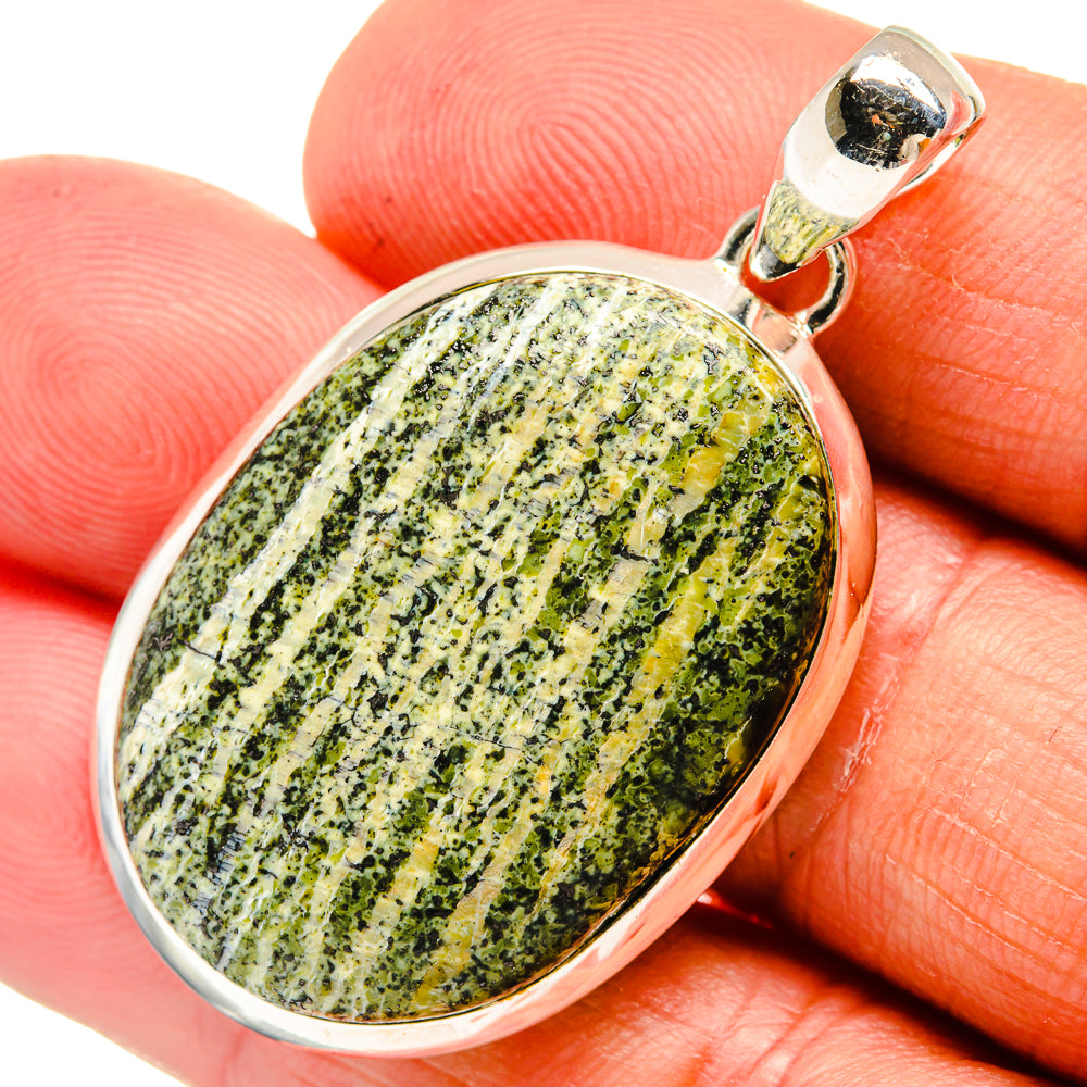 Lizard Jasper Pendants handcrafted by Anasilvercos - PD24105