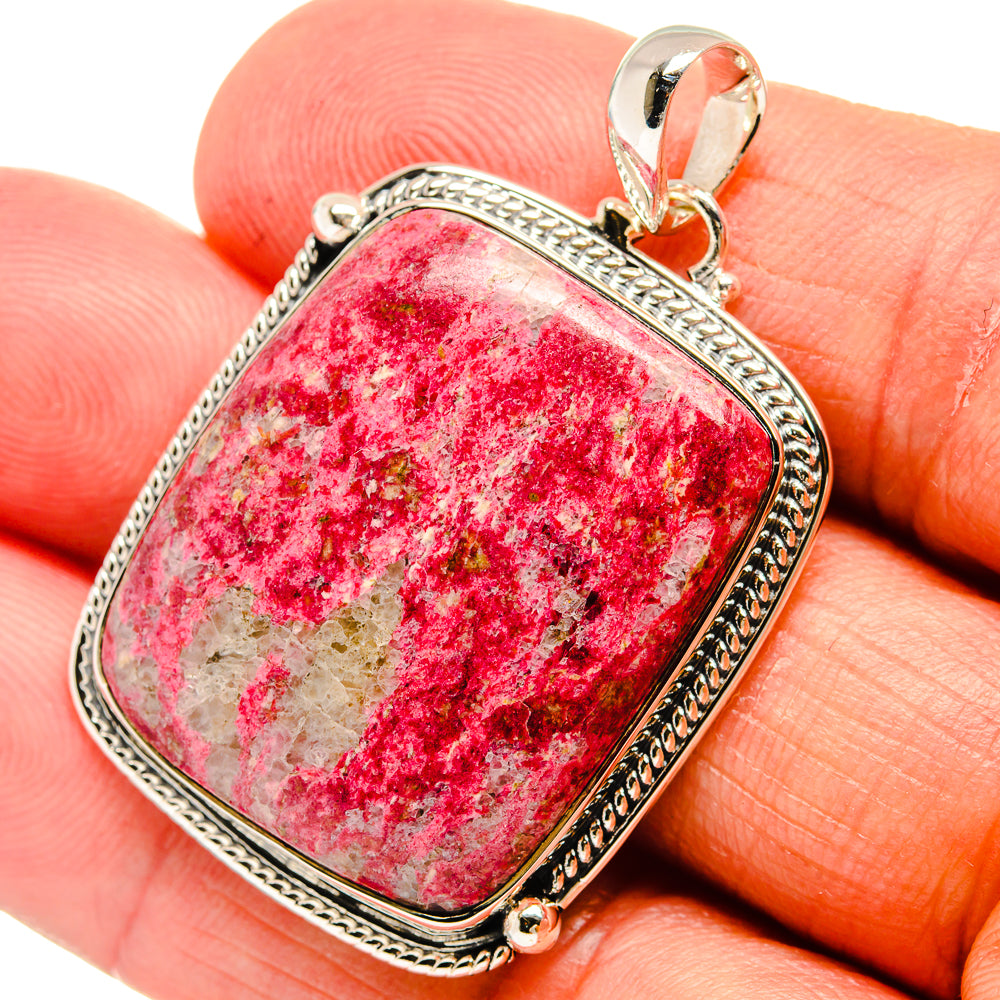 Thulite Pendants handcrafted by Anasilvercos - PD24106