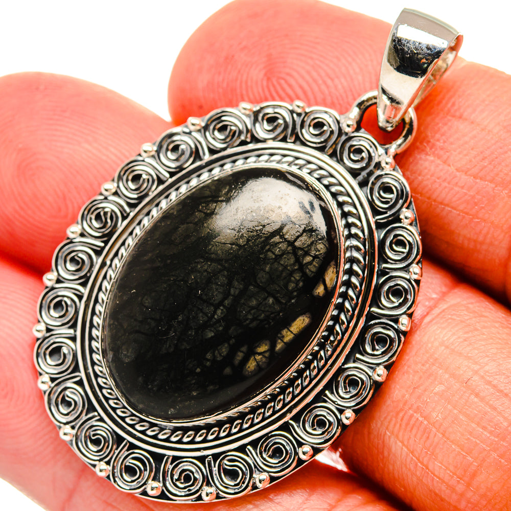 Picasso Jasper Pendants handcrafted by Anasilvercos - PD24110