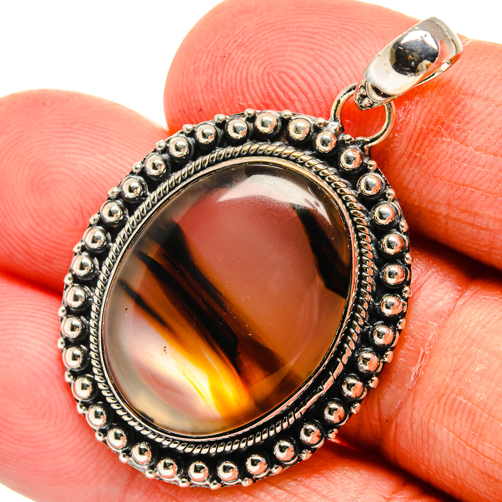Montana Agate Pendants handcrafted by Anasilvercos - PD24114