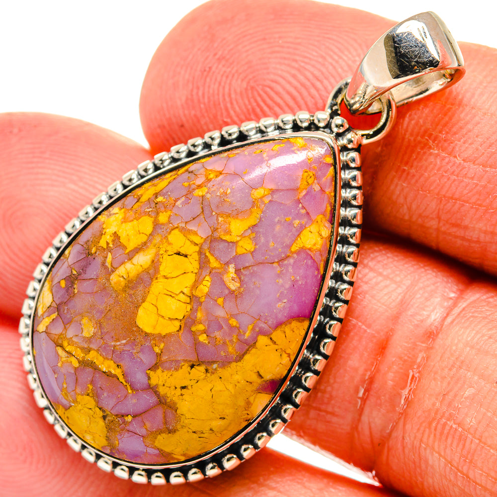 Phosphosiderite Pendants handcrafted by Anasilvercos - PD24120