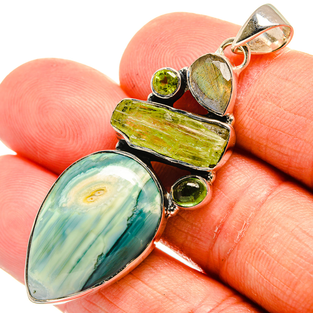 Ocean Jasper Pendants handcrafted by Anasilvercos - PD24130