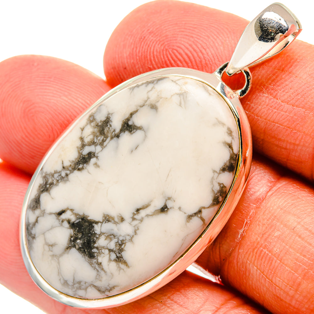 Howlite Pendants handcrafted by Anasilvercos - PD24131