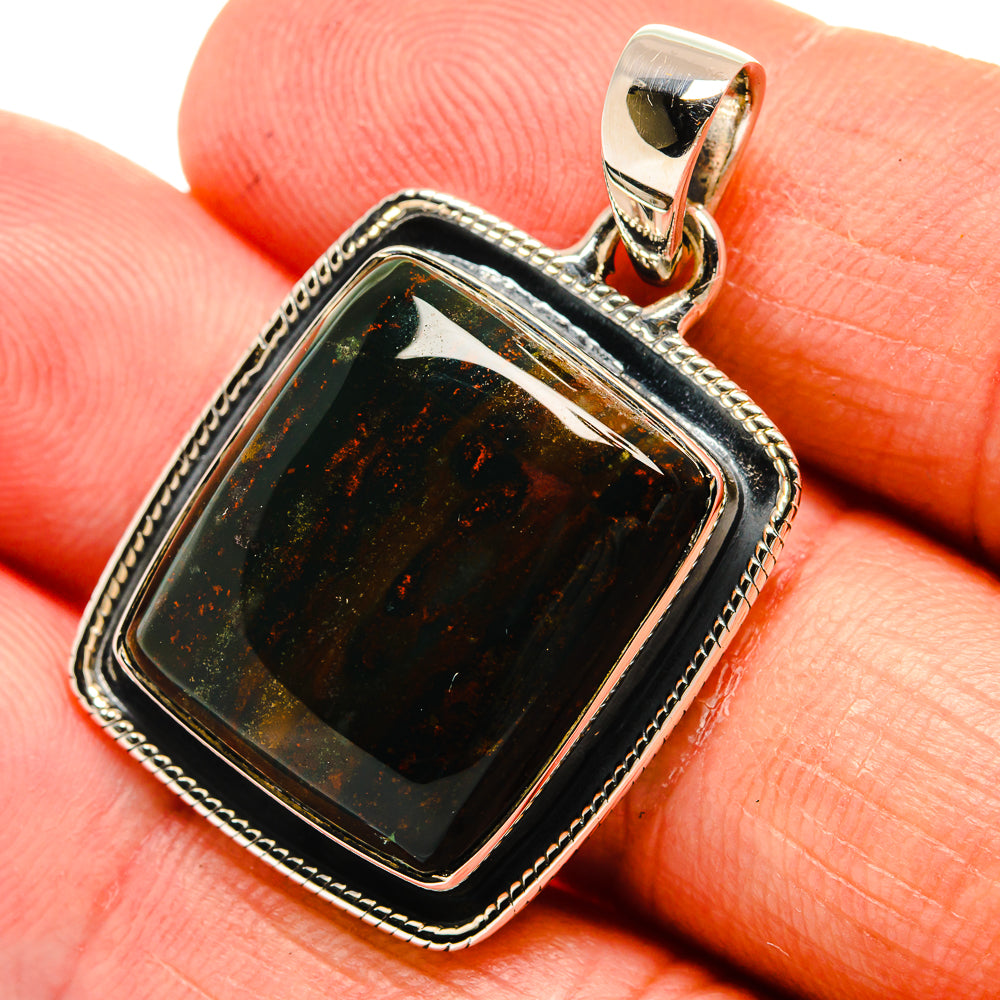 Bloodstone Pendants handcrafted by Anasilvercos - PD24146