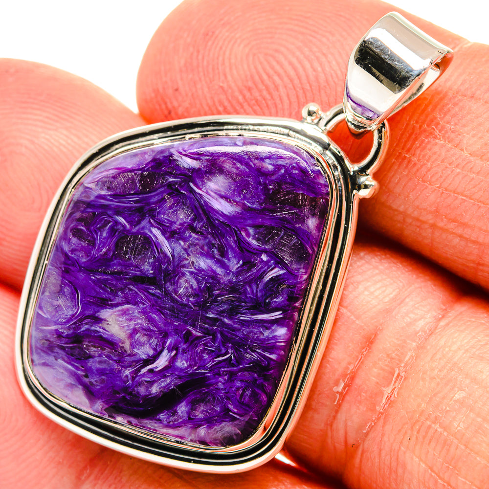 Charoite Pendants handcrafted by Anasilvercos - PD24155