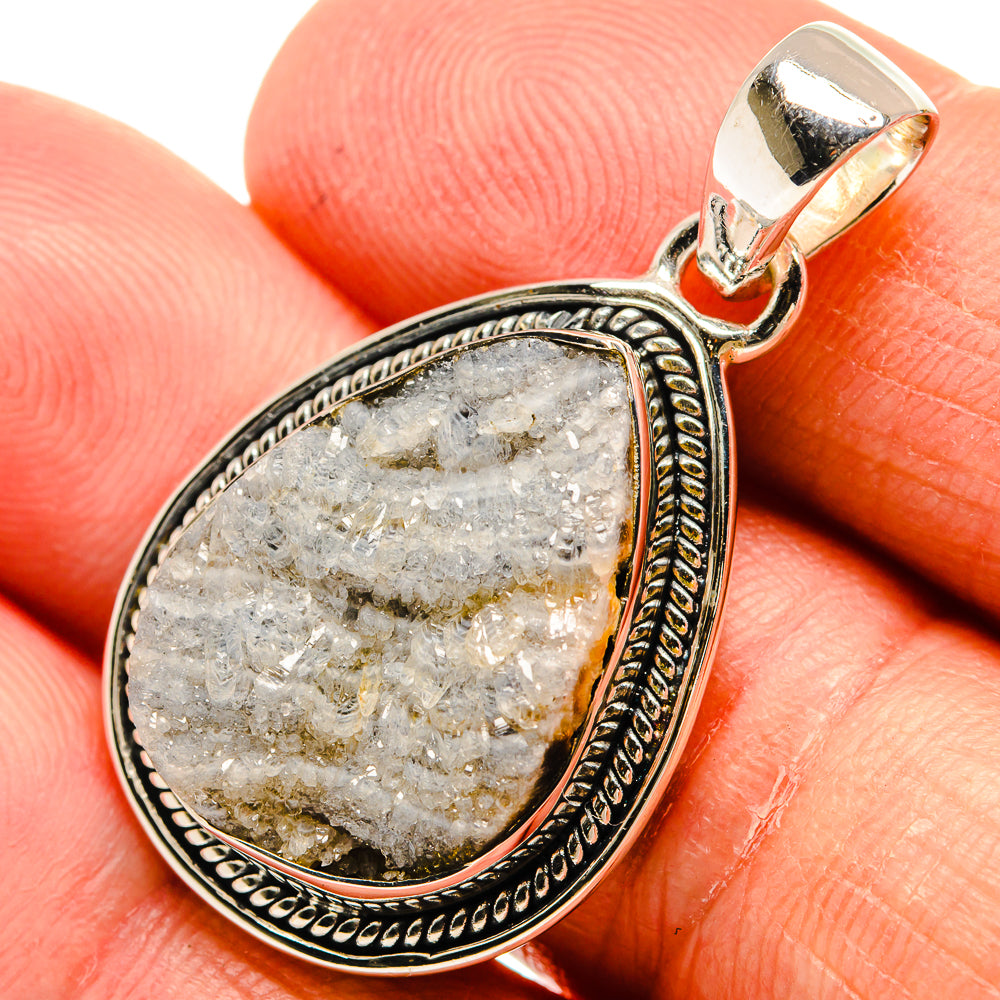 Desert Druzy Pendants handcrafted by Anasilvercos - PD24166