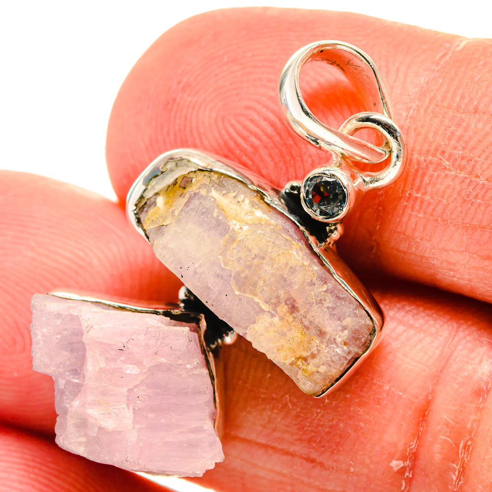 Kunzite Pendants handcrafted by Anasilvercos - PD24177