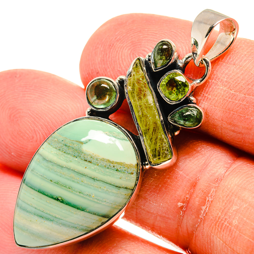 Ocean Jasper Pendants handcrafted by Anasilvercos - PD24196