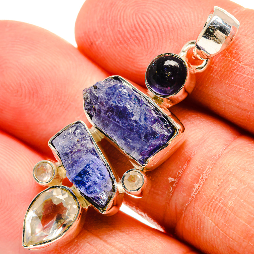 Tanzanite Pendants handcrafted by Anasilvercos - PD24203