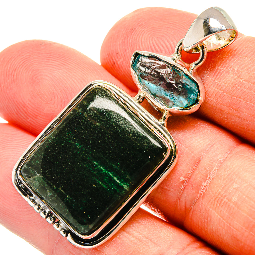 Green Aventurine Pendants handcrafted by Anasilvercos - PD24211
