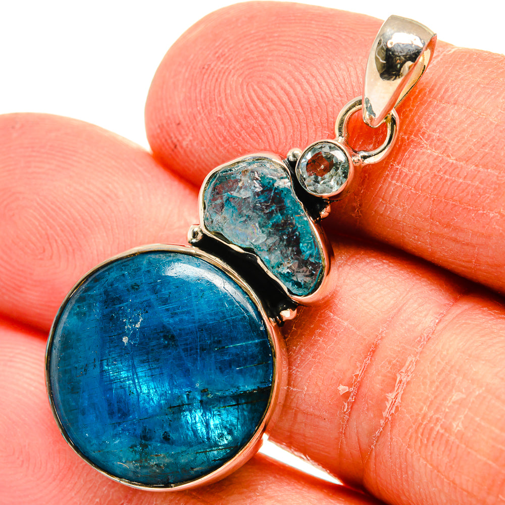 Apatite Pendants handcrafted by Anasilvercos - PD24215